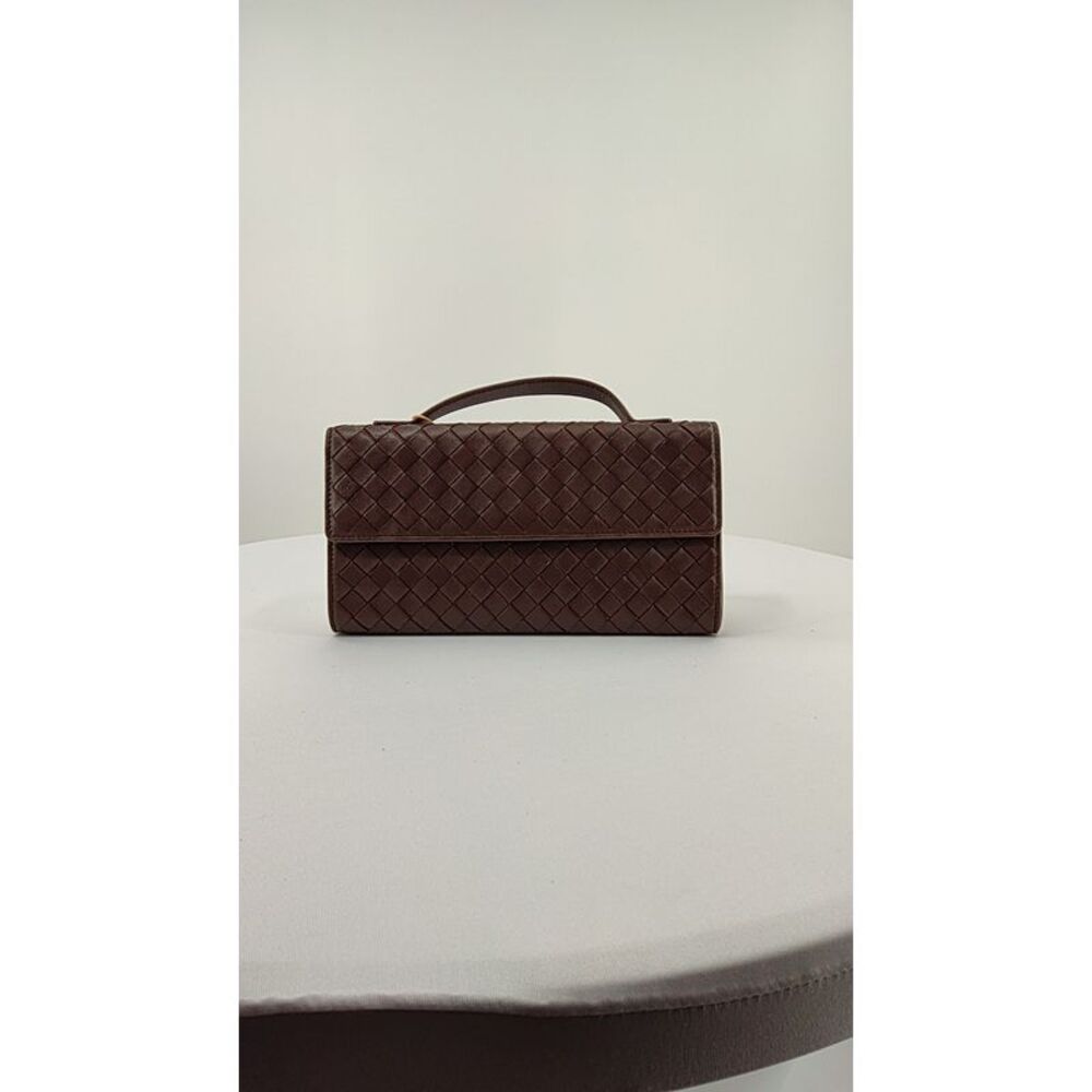 Quince Brown Woven Handbag